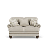 Bay Bridge Fabric Loveseat, Nailhead Trim | Flexsteel