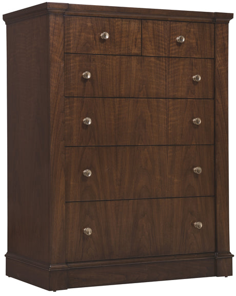 Archives Six-Drawer Chest Dark Wood - Dark Brown by Hooker Furniture - View 1
