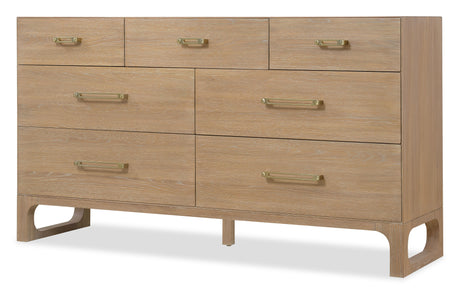 Banyon Bay Seven Drawer Dresser - Light Brown by Hooker Furniture - View 4