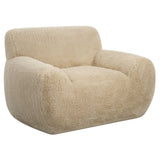 Abide Sheepskin Accent Chair - Beige by Uttermost - View 4