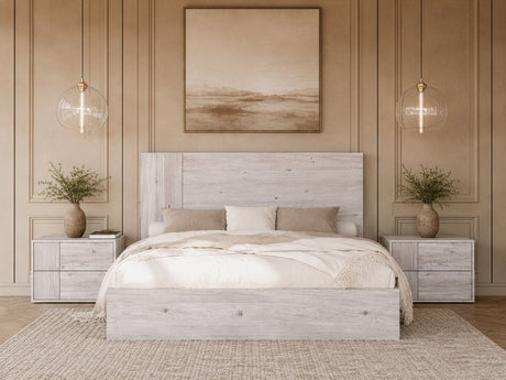 Eastern King Asus - Modern Italian White Bed