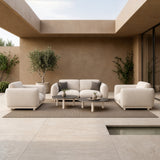 Palma - Outdoor Grey Olefin Fabric Sofa Set - View Image 1