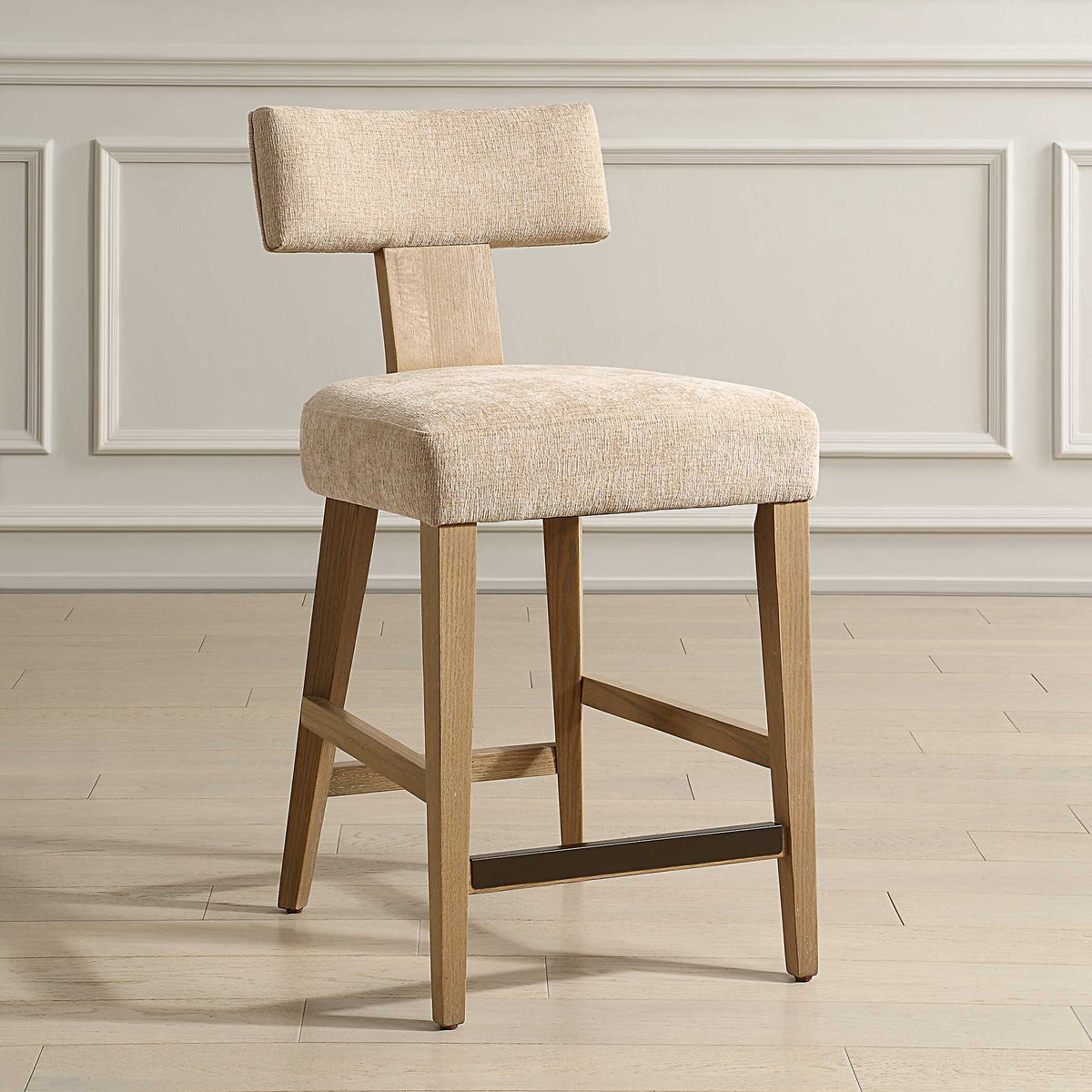 Elysian Counter Stool - Beige by Uttermost - View 3