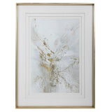 Pathos Framed Abstract Print - Gold by Uttermost - View 1