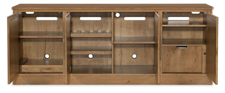 Cashiers Entertainment Credenza Almond - Light Brown by Hooker Furniture - View 6