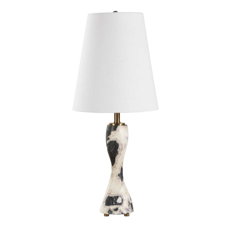 Marcela Panda Marble Buffet Lamp - Black / White by Uttermost - View 3