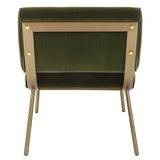 Knoll Mid-Century Accent Chair - Green by Uttermost - View 6