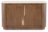 Eleana Server Medium Wood / Beige - Dark Brown / Beige by Hooker Furniture - View 9