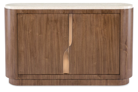 Eleana Server Medium Wood / Beige - Dark Brown / Beige by Hooker Furniture - View 9