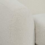 Capra Art Deco White Sofa by Uttermost - View 8