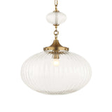 Bellaire 1 Light Glass Shade Pendant - Gold by Uttermost - View 4