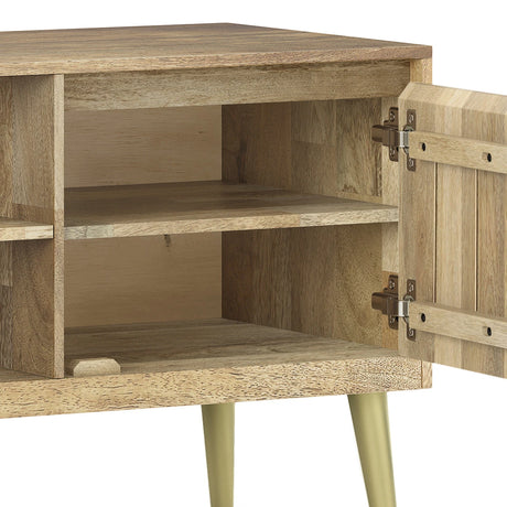 Jager - TV Media Stand - Natural - sold by Home Elegance USA