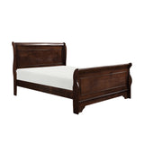 Traditional Style Full Bed Dark Cherry Finish Wooden Bedroom Furniture 1pc