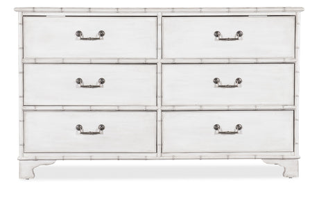 Charleston Six-Drawer Dresser - White by Hooker Furniture - View 3