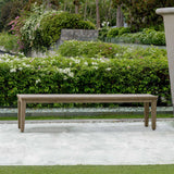 Forsyth Outdoor Bench - Dark Gray by Uttermost - View 2