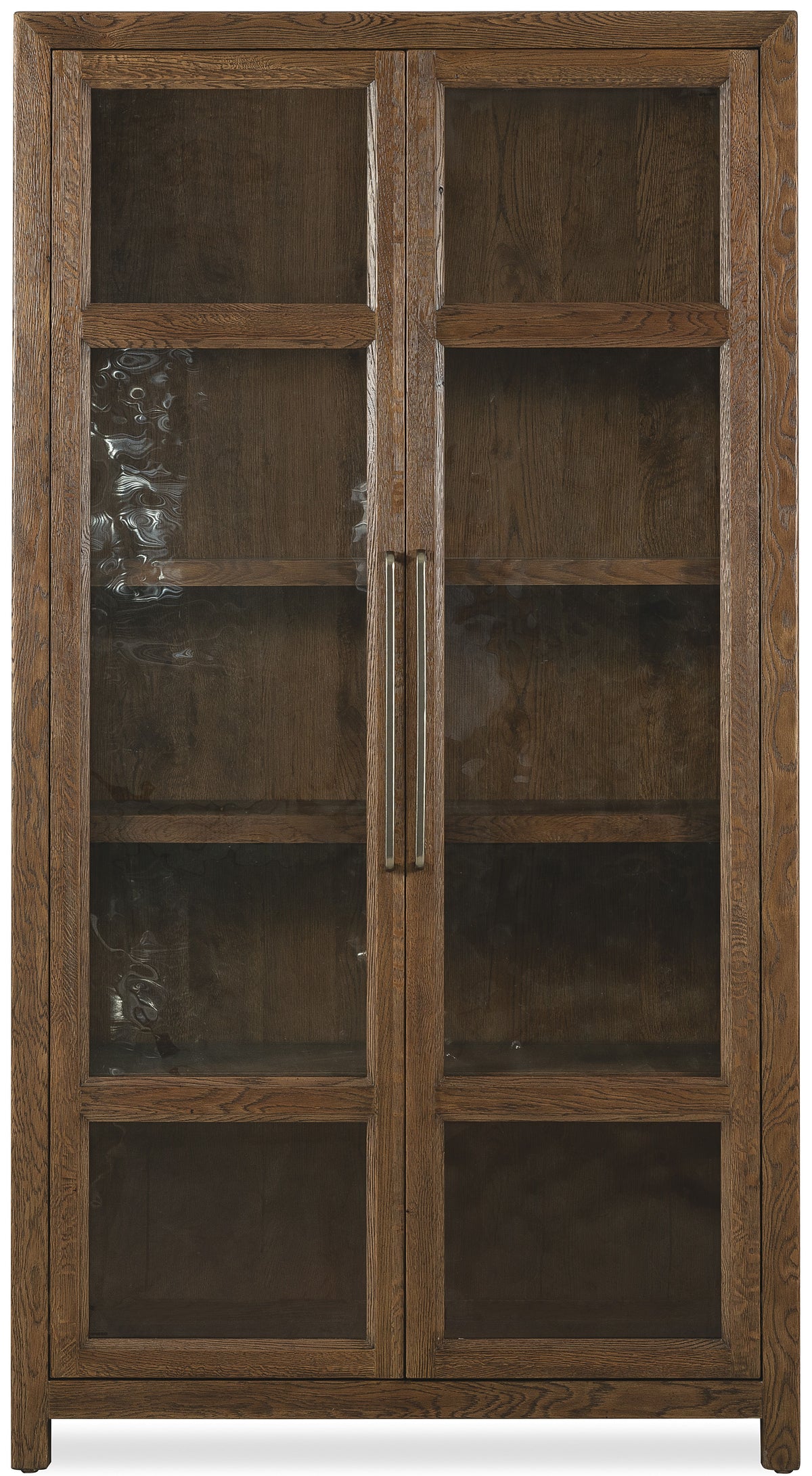 Driftwood Display Cabinet Worn Saddle - Dark Brown by Hooker Furniture - View 3