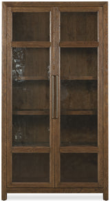 Driftwood Display Cabinet Worn Saddle - Dark Brown by Hooker Furniture - View 3