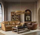 Fairfax Swivel Chair - Dark Brown by Hooker Furniture - View 4