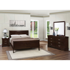 Bruno Cappuccino 4-piece Eastern King Bedroom Set - sold by Home Elegance USA