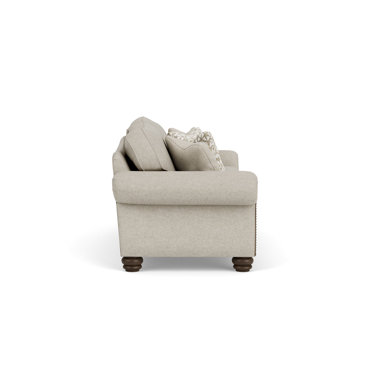 Bexley Fabric Sofa, Nailhead Trim | Flexsteel