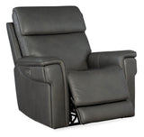 Lyra Zero Gravity Power Recliner With Power Headrest - Dark Gray by Hooker Furniture - View 8
