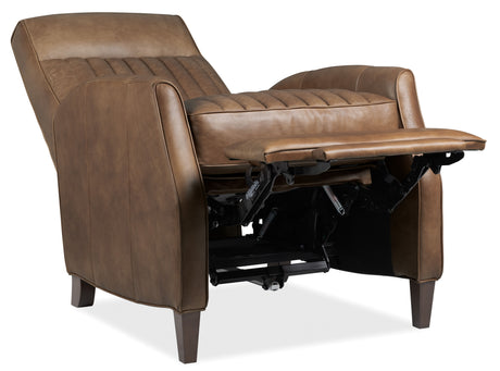Denver Push Back Recliner - Dark Brown by Hooker Furniture - View 6
