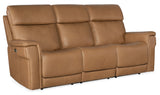 Lyra Zero Gravity Power Sofa With Power Headrest - Light Brown by Hooker Furniture - View 1