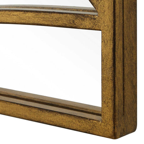 Crossed Up Full Length Mirror - Gold by Uttermost - View 5