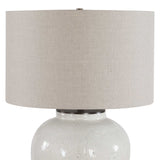 Jarret Glaze Table Lamp - White by Uttermost - View 4