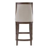 Purcell Counter Stool - Beige / Dark Brown by Uttermost - View 5