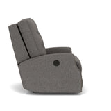 Devon Transitional Fabric Power Recliner With Nailhead Trim | Flexsteel