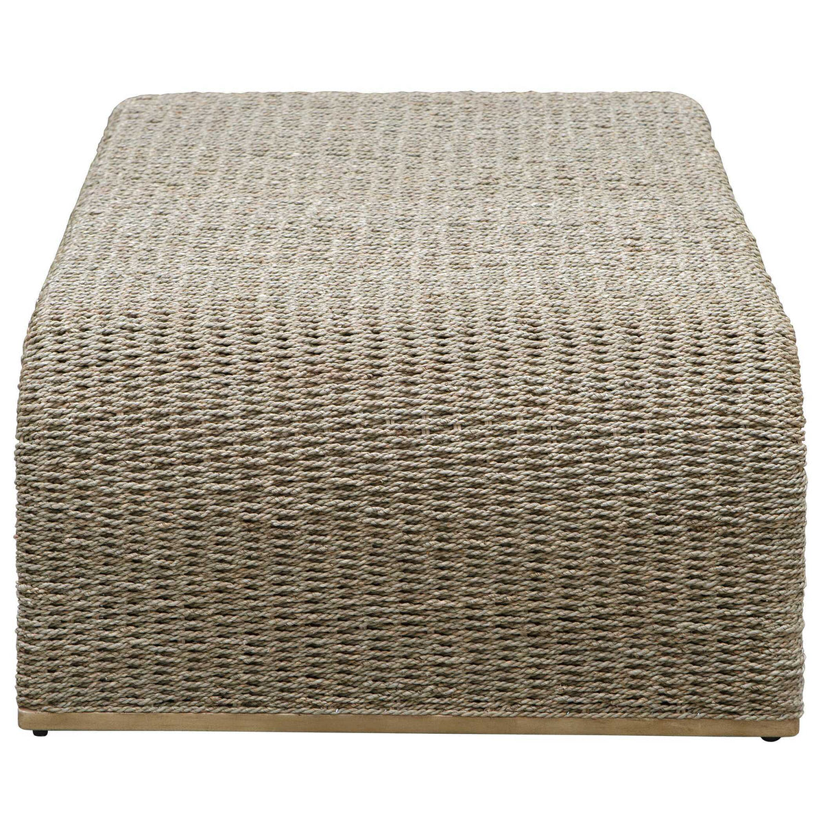 Calabria Woven Seagrass Coffee Table - Beige by Uttermost - View 4