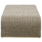 Calabria Woven Seagrass Coffee Table - Beige by Uttermost - View 4