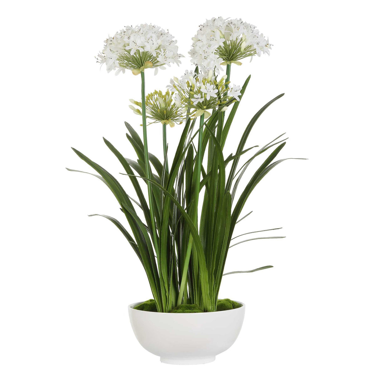 Purity Agapanthus Centerpiece - Green by Uttermost - View 4