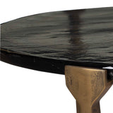 Bohdi Outdoor Coffee Table Brass / Black - Gold / Black by Uttermost - View 5