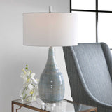 Rialta Coastal Table Lamp - Light Blue / White by Uttermost - View 3