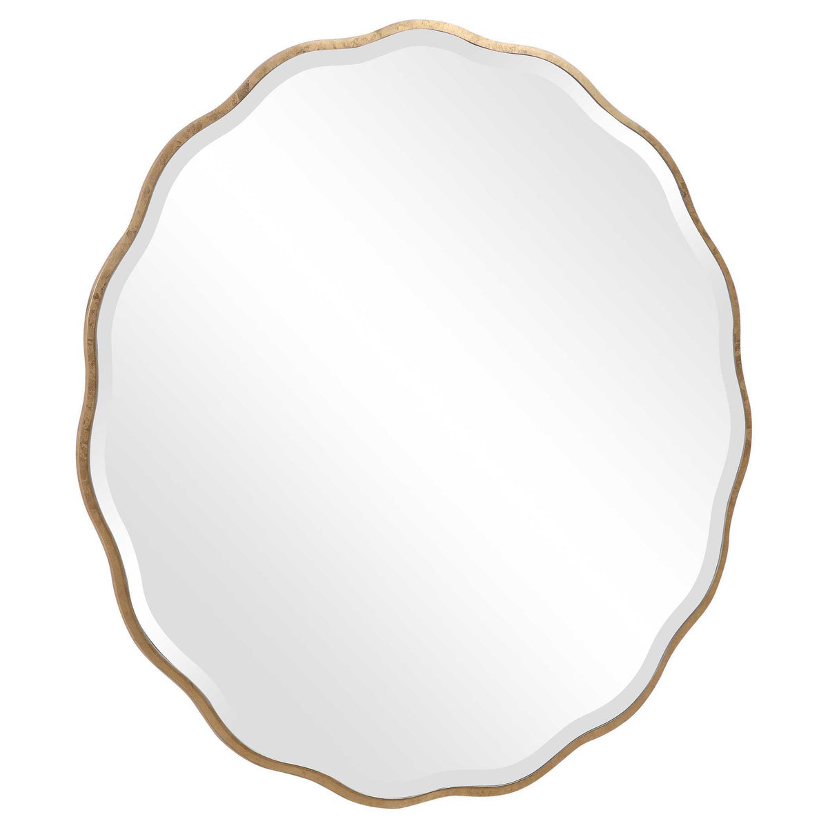 Aneta Round Mirror - Gold by Uttermost - View 5