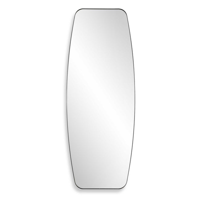 Caspian Curved Black Dressing Mirror by Uttermost - View 1