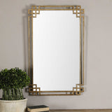 Devoll Mirror - Gold by Uttermost - View 3