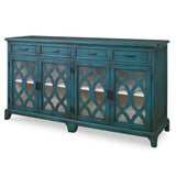 Oksana Wooden Credenza - Green by Uttermost - View 4