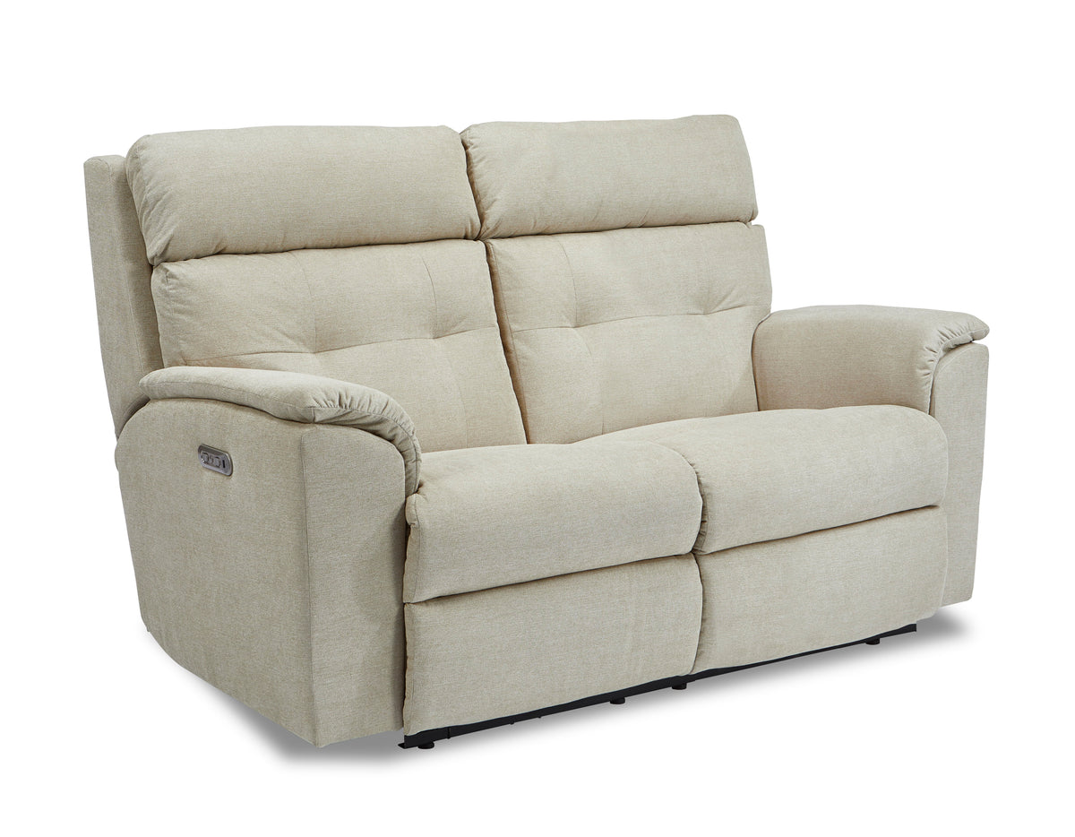 Mason Transitional Fabric Power Reclining Loveseat With Power Headrests | Flexsteel