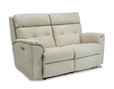 Mason Transitional Fabric Power Reclining Loveseat With Power Headrests | Flexsteel