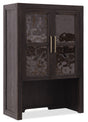 Driftwood Bookcase Hutch Burnt Timber - Dark Brown by Hooker Furniture - View 1