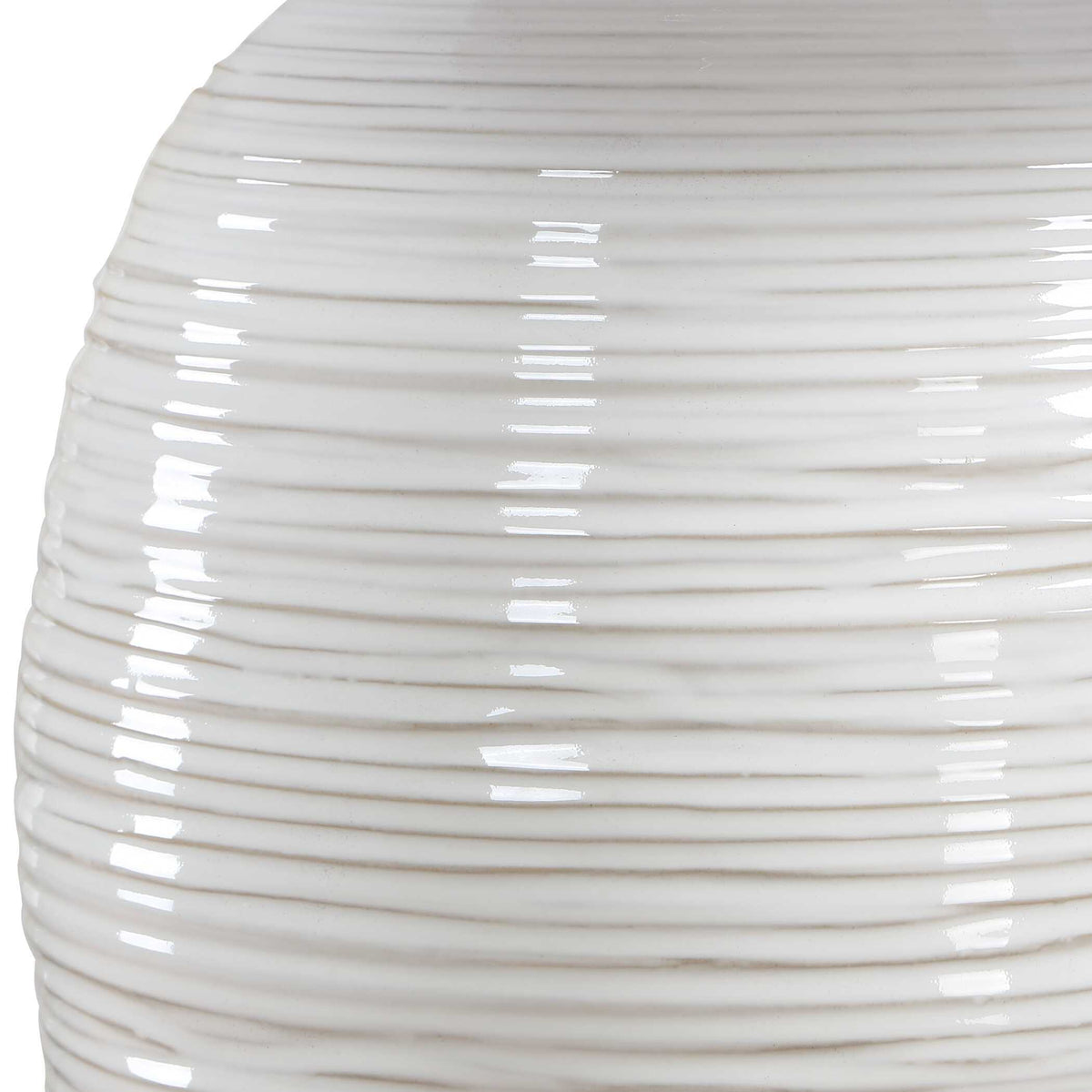 Alkman Table Lamp - White by Uttermost - View 6