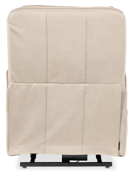 Flynn Power Recliner With Power Headrest, Lumbar, And Lift - Beige by Hooker Furniture - View 2