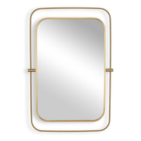 Moreni Mirror Brass - Gold by Uttermost - View 1