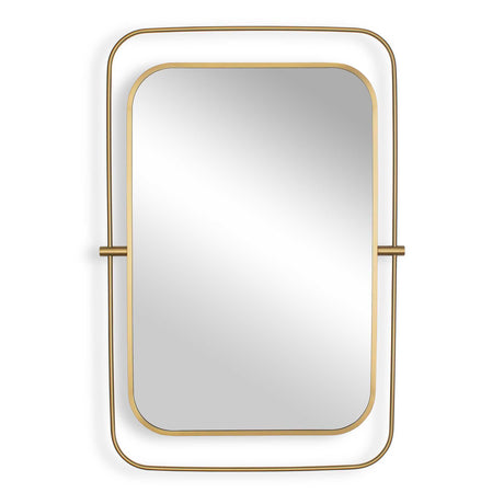 Moreni Mirror Brass - Gold by Uttermost - View 1