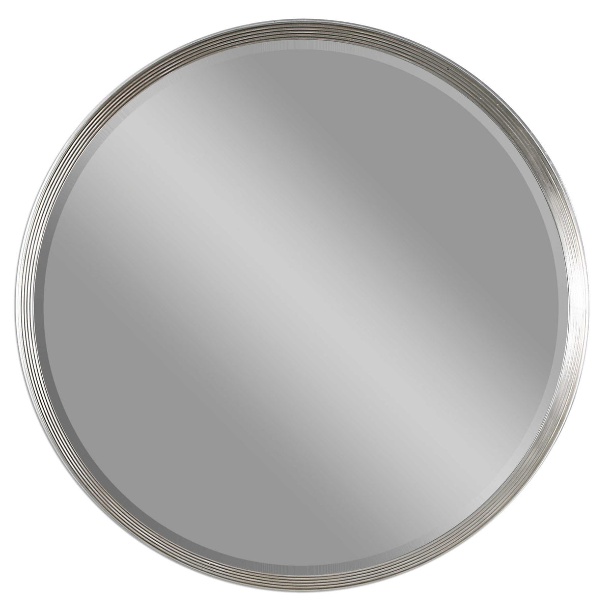 Serenza Round Mirror - Silver by Uttermost - View 1