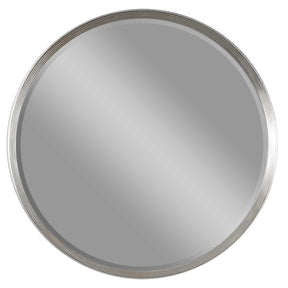 Serenza Round Mirror - Silver by Uttermost - View 1