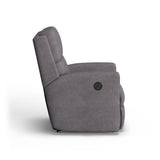 Chip Transitional Fabric Power Rocking Recliner | Flexsteel